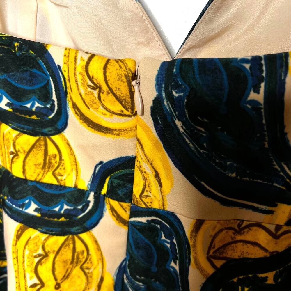 CMEO Collective Asymmetric Dress Paisley Cottage Fairy Party Cocktail 90s NWT XL - Picture 5 of 9